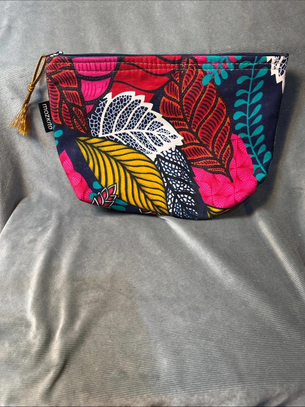 Mozkito African wax print layout known as the 